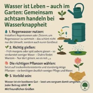 Wasser ist Leben – auch im Garten!